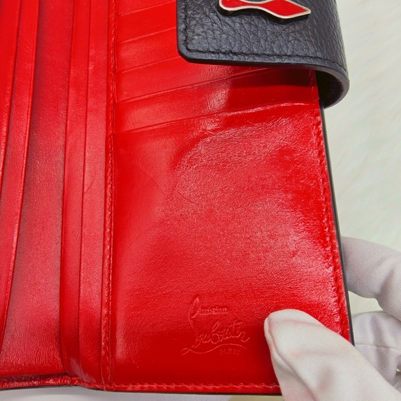 Christian Louboutin Paloma black and red wallet - Picture 6 of 14